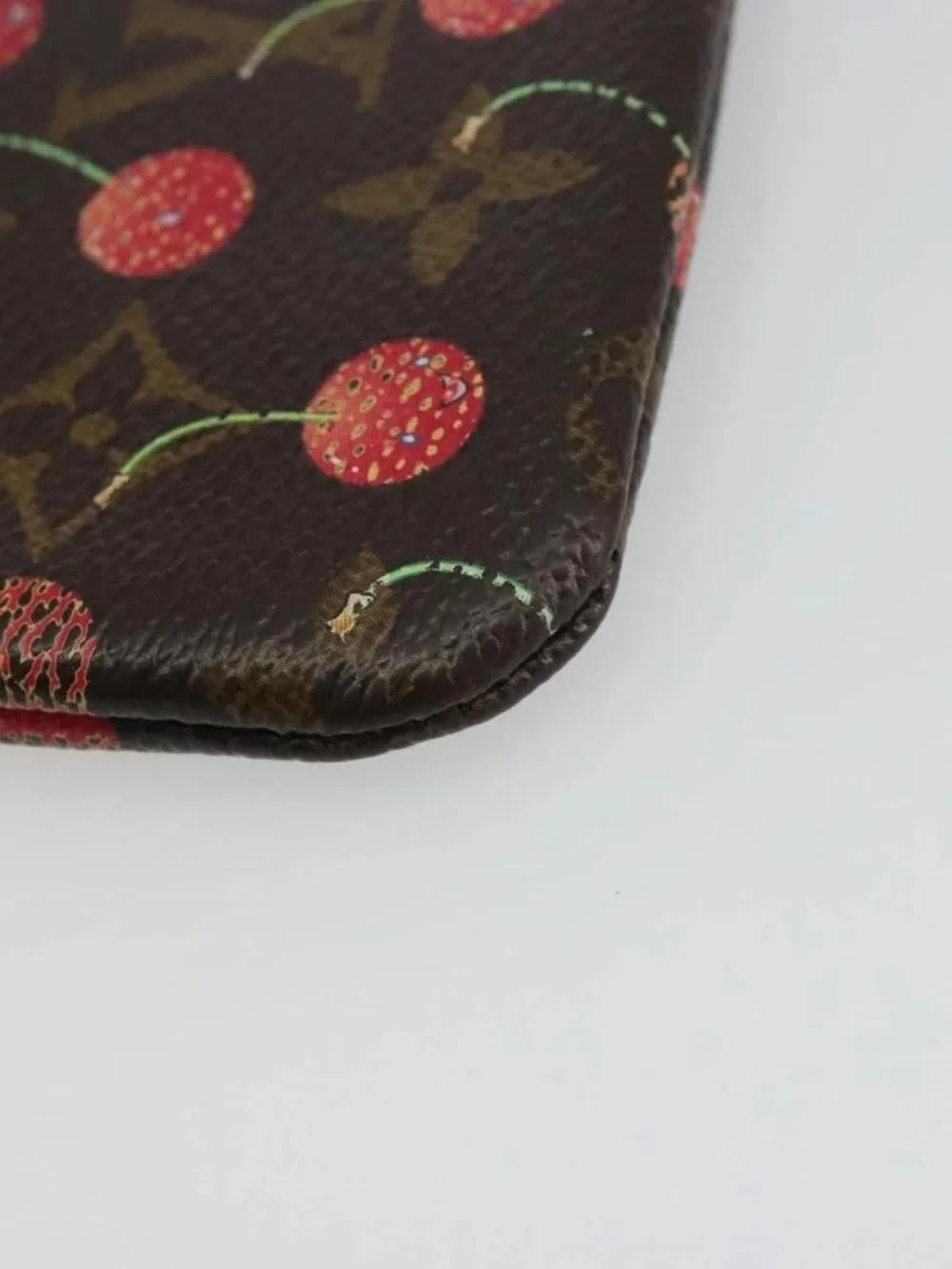 LOUIS VUITTON Monogram Cherry Pochette Cles Coin Purse M95042 LV Auth bs35761